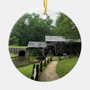 Mabry Mill, Virginia Julgransprydnad Keramik