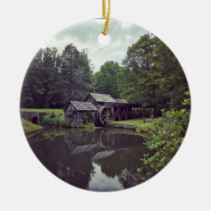 Mabry Mill, Virginia Julgransprydnad Keramik
