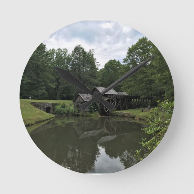 Mabry Mill, Virginia Rund Klocka (Framsida)