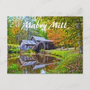 Mabry mill Virginia Vykort