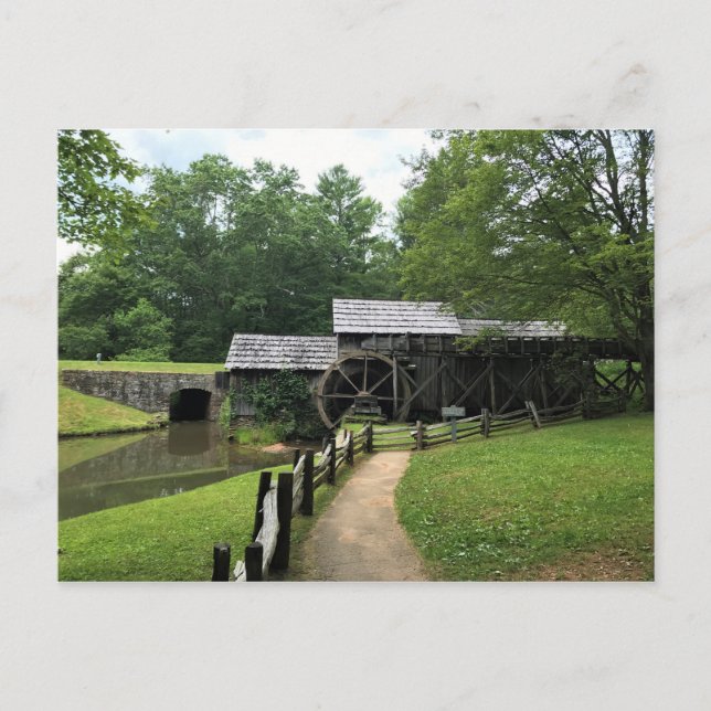 Mabry Mill, Virginia Vykort (Framsida)