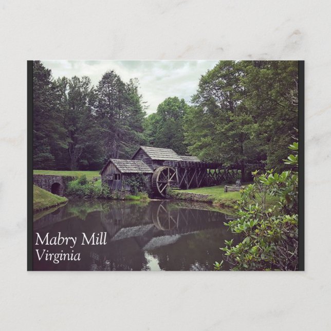 Mabry Mill, Virginia Vykort (Framsida)