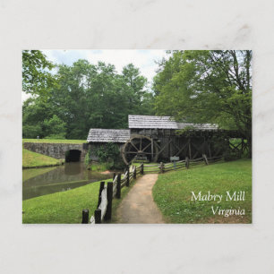 Mabry Mill, Virginia Vykort