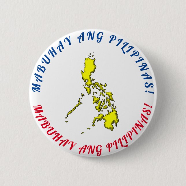 Mabuhay ang Pilipinas Buttons Knapp (Framsida)