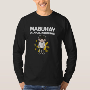 Mabuhay Salamat Filippinerna Pilipinas Proud Filip T Shirt
