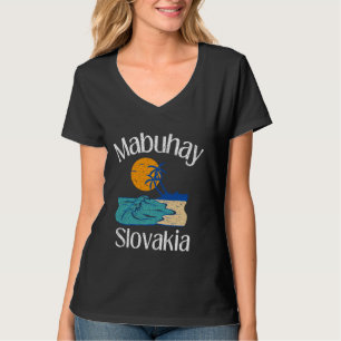 Mabuhay Slovakia FilippinHälsning Tagalog Pino T Shirt
