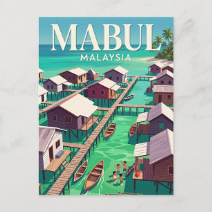 Mabul Island Malaysia Vykort