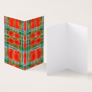 MAC BAIN TARTAN 3,5x2 Falt kort