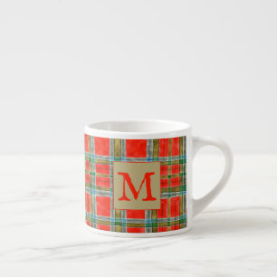 MAC BAIN TARTAN Espresso Kopp + Initial Espressomugg