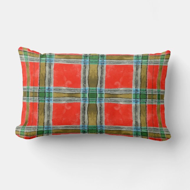 MAC BAIN TARTAN Lumbar Pillow Lumbarkudde (Framsida)