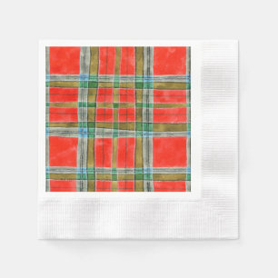 MAC BAIN TARTAN Myntet Cocktail Pappersservetter