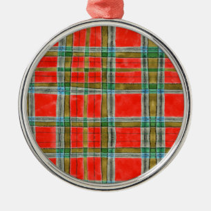 MAC BAIN TARTAN Premium Rund Dekoration