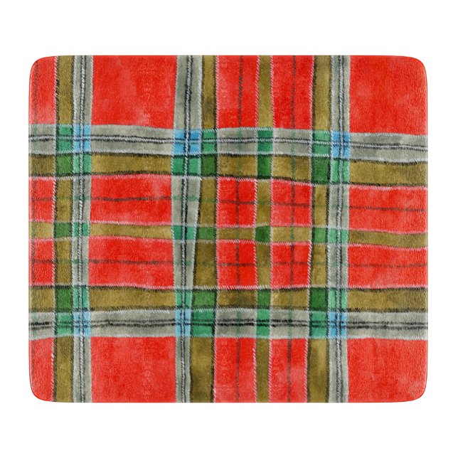MAC BAIN TARTAN Skärbräda 6x7 (Framsidan)