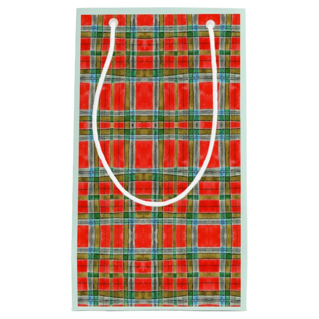 MAC BAIN TARTAN Small Gift Bag (Framsidan)