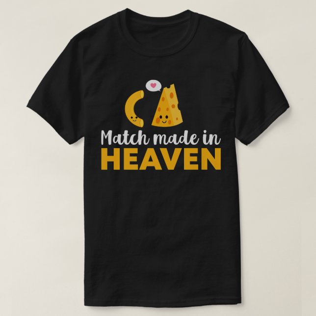 Mac & Cheese Cute Couple Bff Best Friend Costume 1 T Shirt (Design framsida)