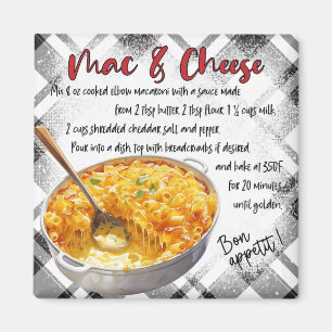Mac & Cheese-recept Magnet