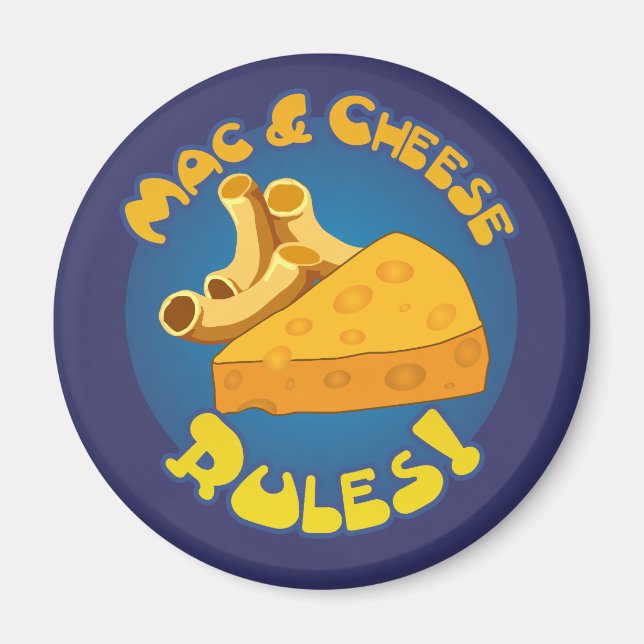 Mac & Cheese Regler Magnet (Framsidan)