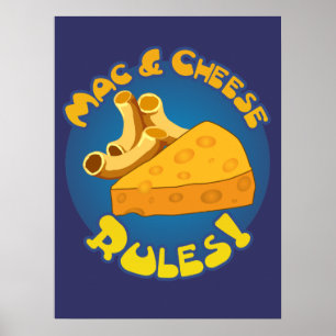 Mac & Cheese Regler Poster