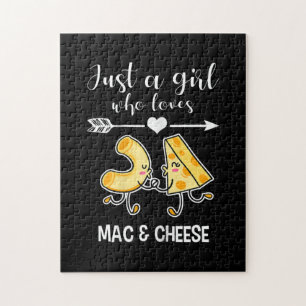 Mac & Cheese Shirt Funny Mac och Cheese Älskare G Pussel