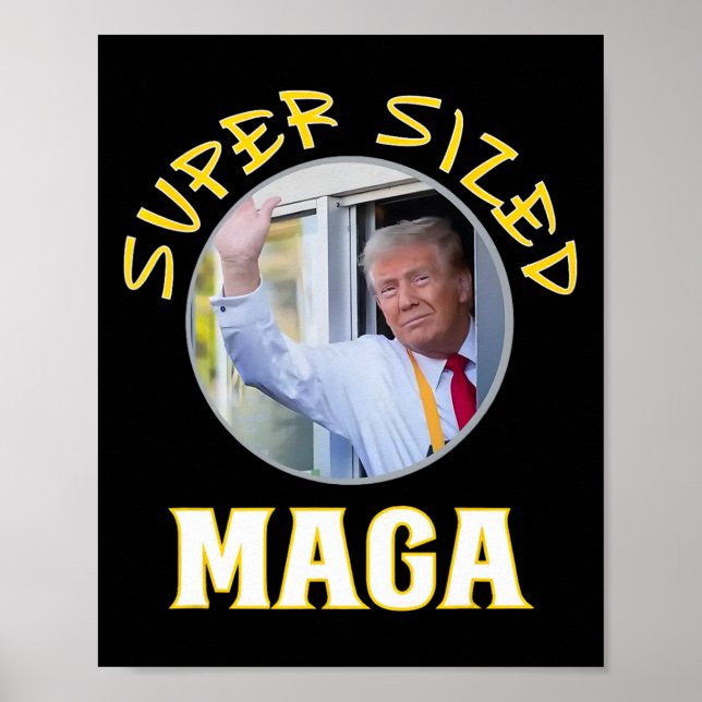 Mac Daddy Trump Vance 2024 Gör pommes frites  Poster (Framsidan)