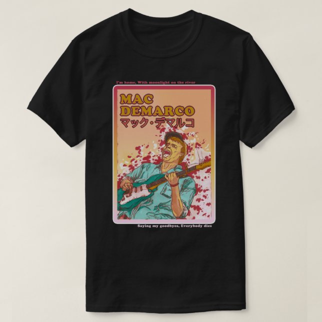 Mac DeMarco Classic T-Shirt (Design framsida)