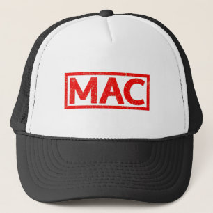 Mac-frimärke Truckerkeps