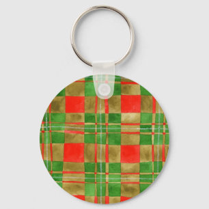MAC GREGOR TARTAN Aluminium Rund Nyckelring