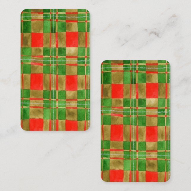 MAC GREGOR TARTAN Bokmärke - 3,5x2 Kort (Fram/baksida)