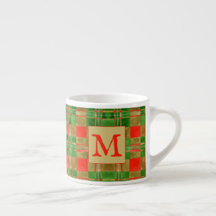 MAC GREGOR TARTAN Espresso Kopp + Initial Espressomugg