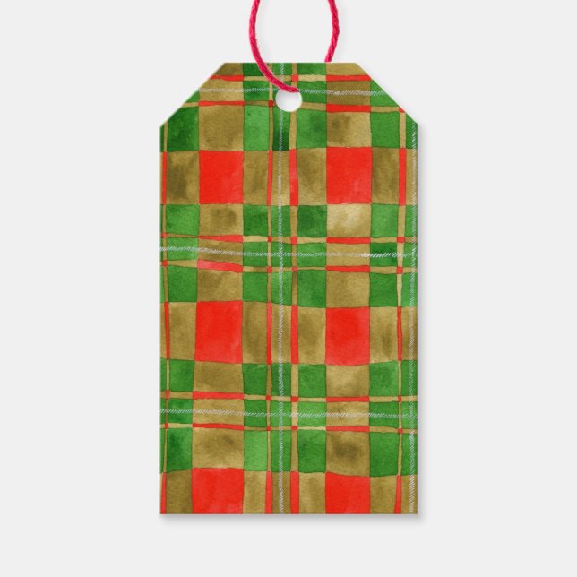 MAC GREGOR TARTAN Gift Märkres Presentetikett (Framsidan)