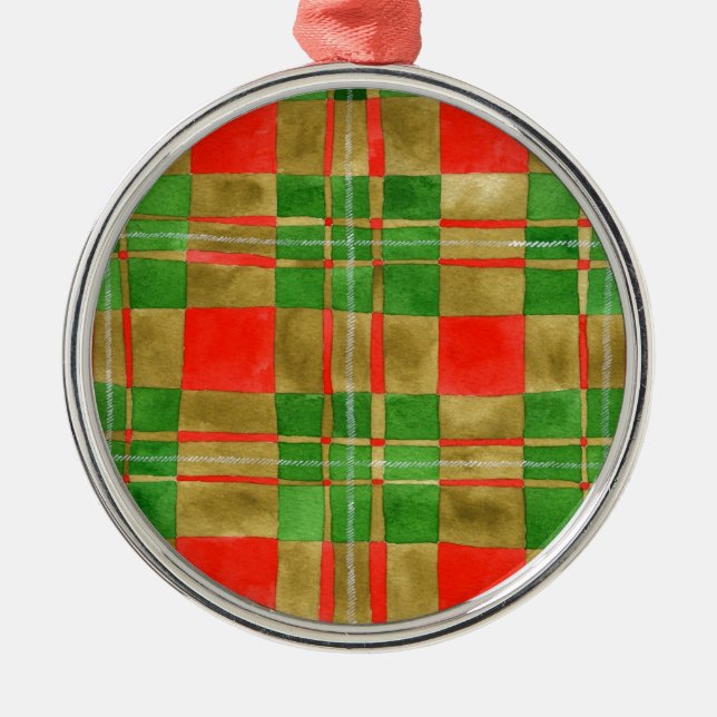 MAC GREGOR TARTAN Premium Round Ornament (Framsidan)