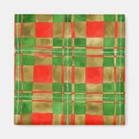 MAC GREGOR TARTAN Square Magnet