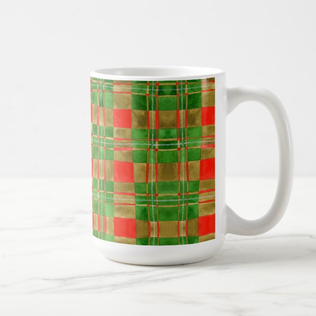 MAC GREGOR TARTAN Tall White Mugg (Höger)