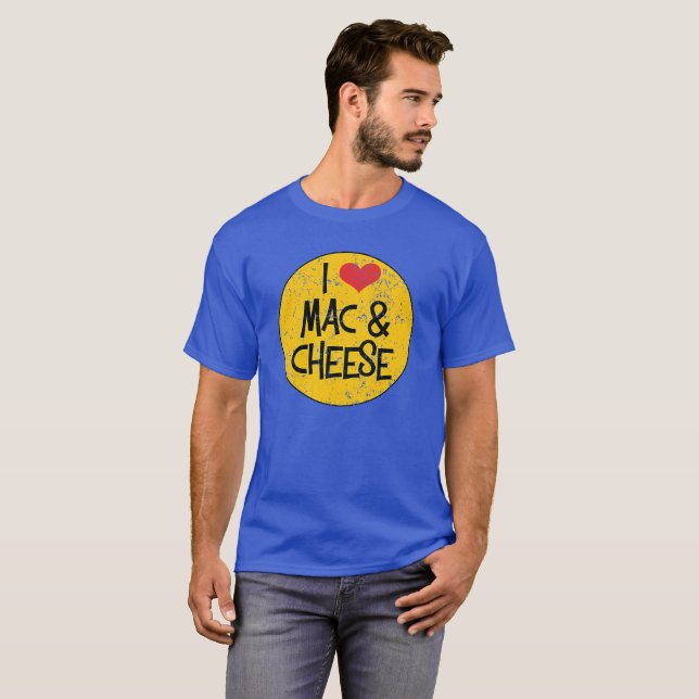 Mac n Cheese Distress T-shirt (Hel framsida)