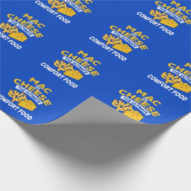 Mac n Cheese Wrapping Papper Presentpapper (Hörn)