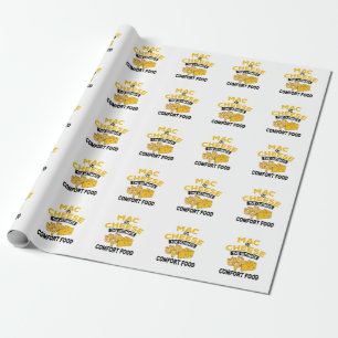 Mac n Cheese Wrapping Papprare Presentpapper