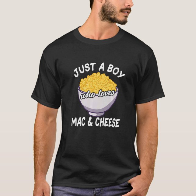 Mac och Cheese Boy T Shirt (Framsida)