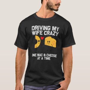 Mac och Cheese Designer För manar Pappa Pasta Food T Shirt