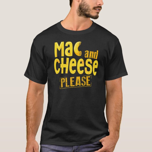 Mac och Cheese Food Mac N Cheese Mac Cheese T Shirt (Framsida)
