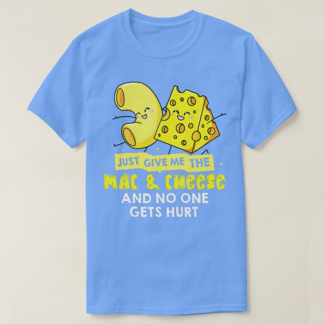 Mac och Cheese Gift Macaroni Cheesy Noodle T Shirt (Design framsida)