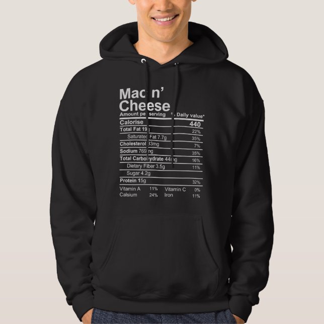 Mac och Cheese Hoodie (Framsida)