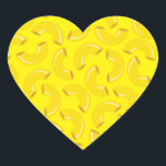 Mac och Cheese Kid 1st Birthday Party Macaroni Hjärtformat Klistermärke<br><div class="desc">Ost- och mac-färgade,  söta födelsedagspartiinbjudningar är perfekt för ett barn som kärlek makaroni nudles på sin första födelsedag firande! Anpassa texten för att göra den till en egen. Det moderna synsättet och känslan är det perfekt sättet att fira din lilla kärlek mac och ost på sin första födelsedag!</div>