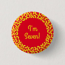 Mac och Cheese Kid 1st Birthday Party Macaroni Knapp