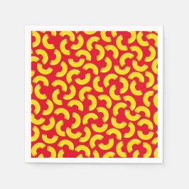 Mac och Cheese Kid 1st Birthday Party Macaroni Pappersservett