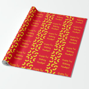 Mac och Cheese Kid 1st Birthday Party Macaroni Presentpapper