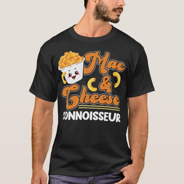 Mac och Cheese Mac & Cheese Connoisseur T Shirt (Framsida)