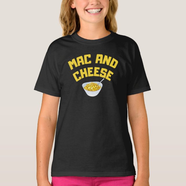 Mac och Cheese | Macaroni & Cheese T Shirt (Framsida)