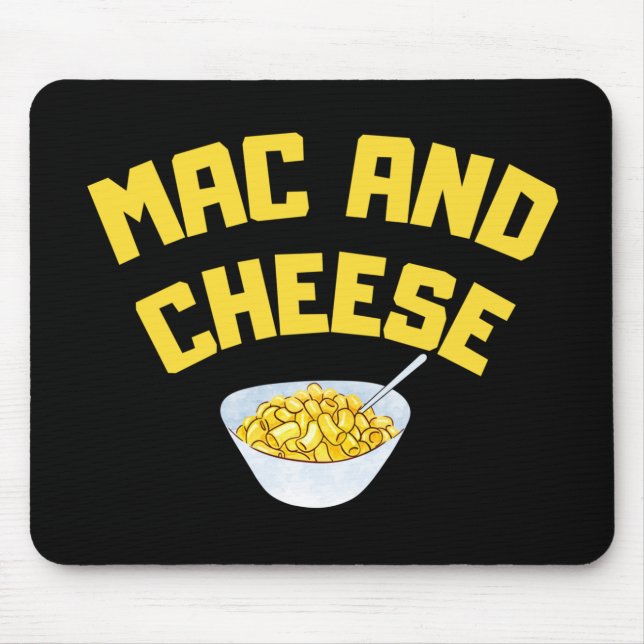 Mac och Cheese| Macaroni och ost Musmatta (Framsidan)