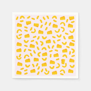 Mac och Cheese Papper Napkins Pappersservett