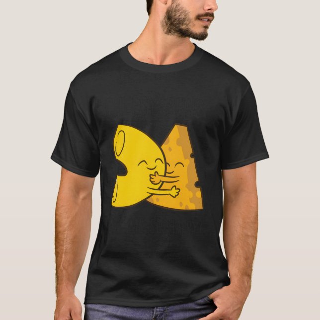 Mac och Cheese Pun Cheesy Puns Mac Me So Lycklig T Shirt (Framsida)